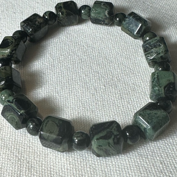🧿🧿Kambaba Jasper Beaded Bracelet🧿🧿 - Picture 2 of 5